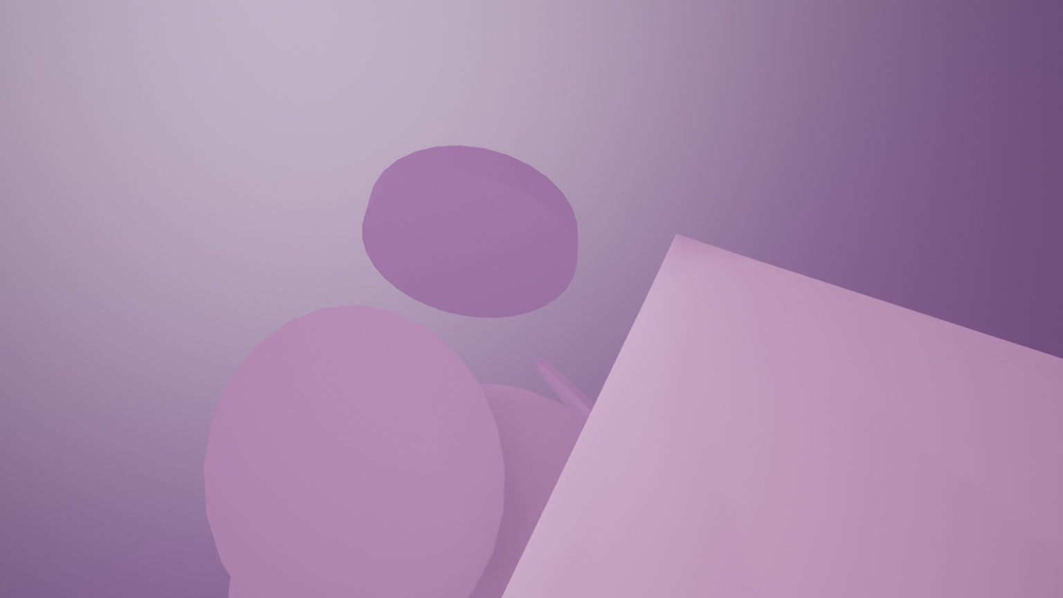 Habitats — VR environment mid-evolution, forms beginning to fragment and shift