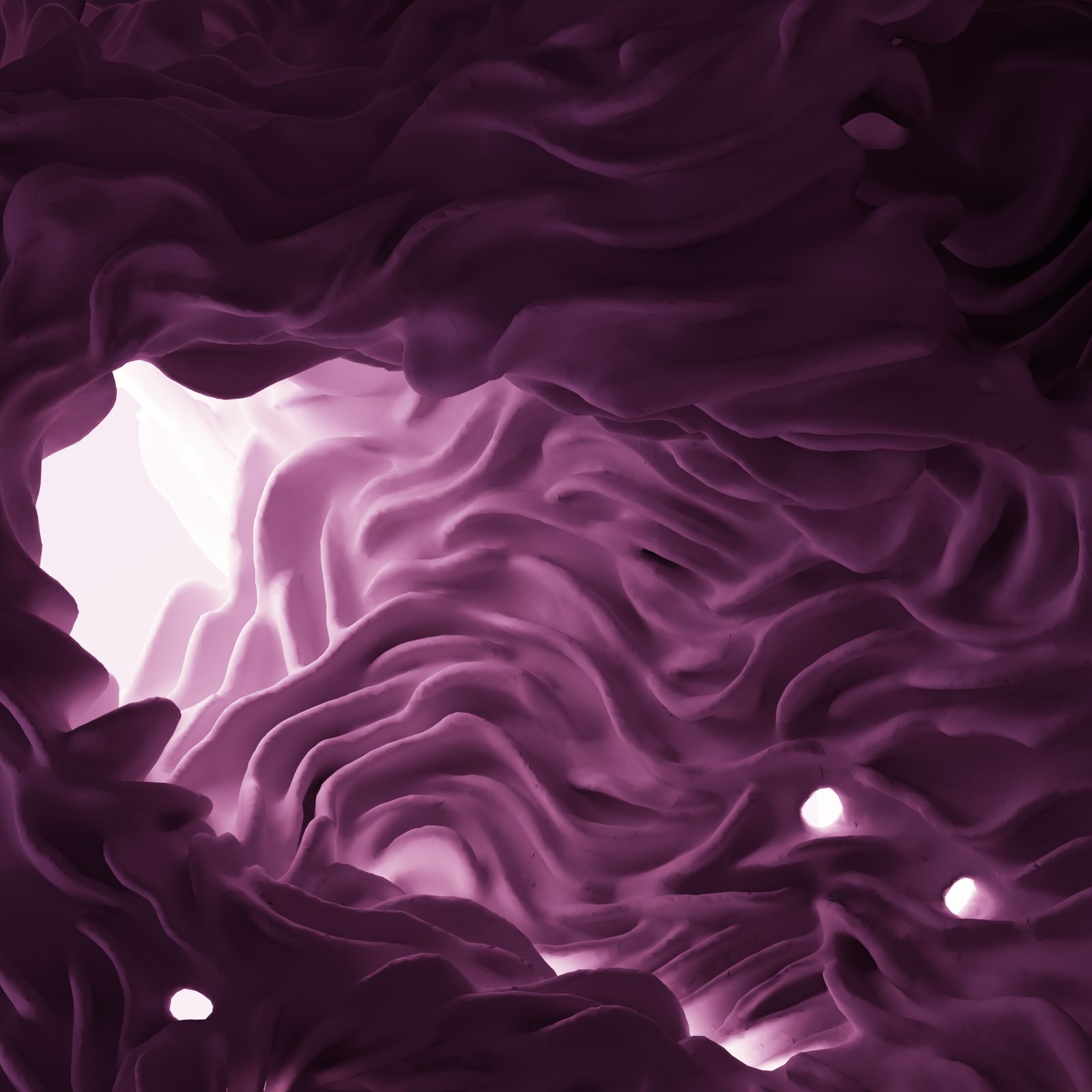 Gloam — warm light flooding through cave opening