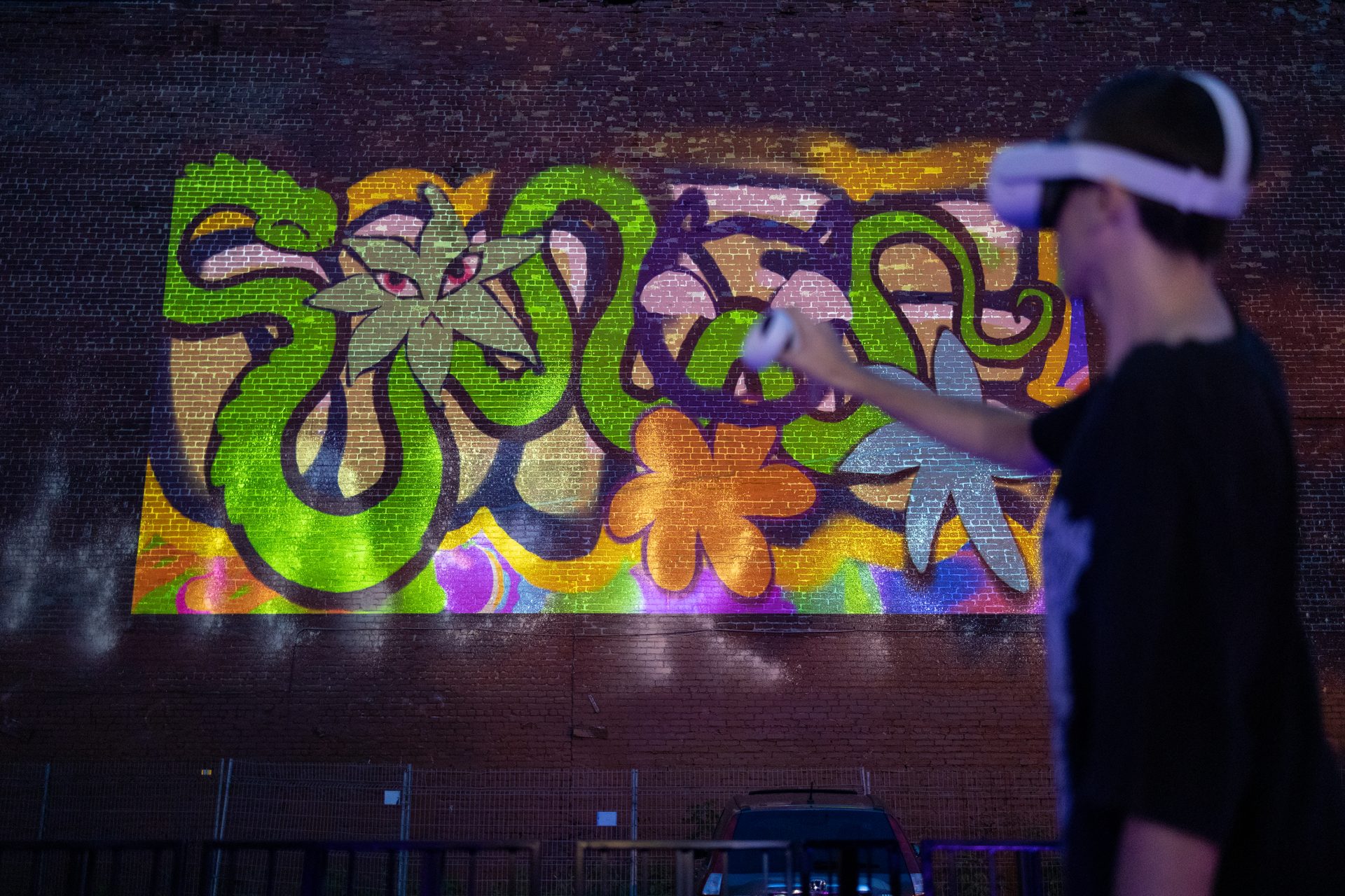 MURAL VR Graffiti Projection 2021